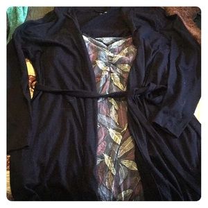 Maternity Robe and Breastfeeding Nightgown